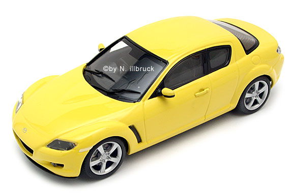 AutoArt Mazda RX-8 Lighting Yellow