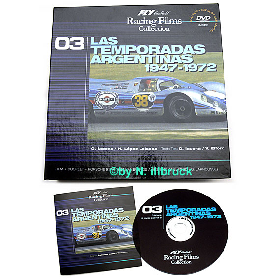 99036 Fly Racing Films Collection: Las Temporadas Argentinas 1947 - 1972 - Porsche 917 K 1000 Km Buenos Aires 1971 #38 Martini Racing Team - V. Elford - G. Larrousse
