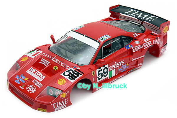 99069 Fly Ferrari F40 Racing Kit 24h. Le Mans 1996 #59 - Time