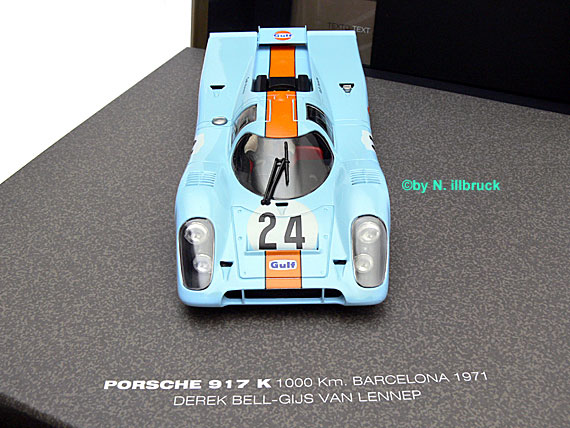 99072 Fly Circuitos con Historia Porsche 917 K Montjuich #24 1000 km Barcelona 1971 Gulf - Derek Bell - Gijs van Lennep