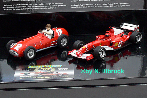 C2782a Scalextric Celebrating 50 years of Scalextric Twin Set - Ferrari 375 F1 - Ferrari 248 F1