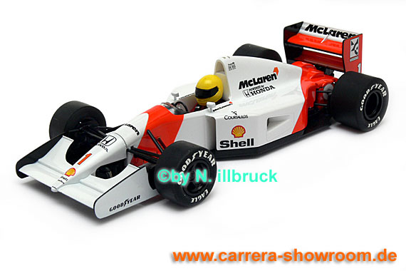 C2971A Scalextric Monaco 1992 Formula One - Williams FW14B of Nigel Mansell - Ayrton Senna's McLaren MP4/7