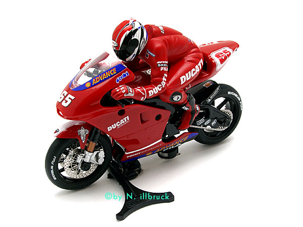 Scalextric Moto GP Ducati Malboro - Loris Capirossi