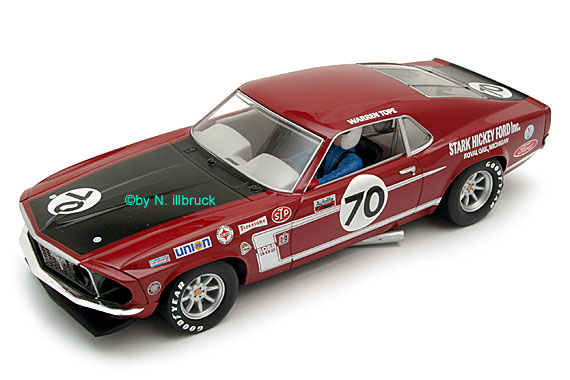 Scalextric Ford Boss 302 Mustang 1969 Stark Hickey