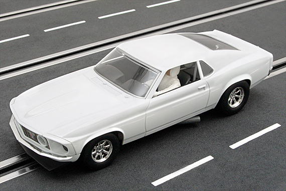 Scalextric Ford Boss Mustang Plain White