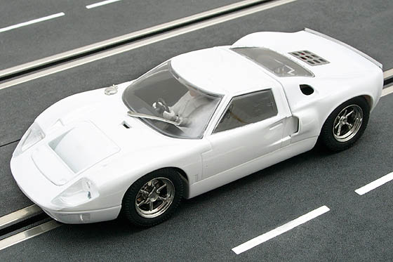Scalextric Ford GT40  Plain White