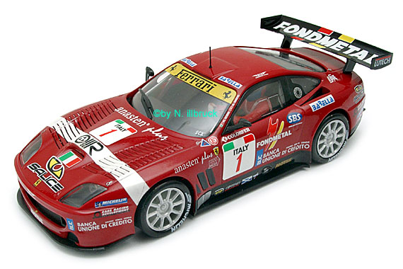 SCX Ferrari 550 GTS Maranello - GT 2004 - Matteo Bobbi/Gabriele Gardel - BMS Scuderia Italia