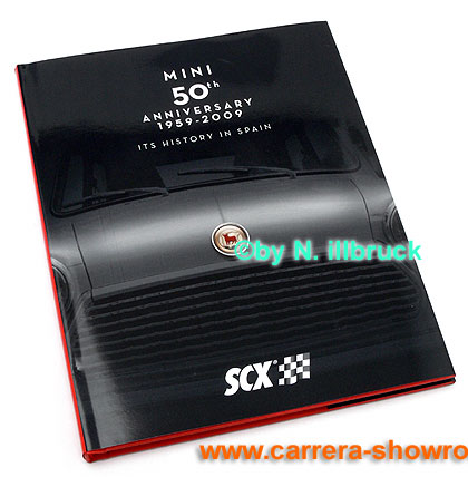 64350 SCX Authi Mini 1000 E 50th anniversary car and book