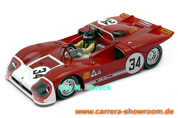 SICA11A Slot.it Alfa Romeo 33/3 - 3rd Sebring 1971 - A. de Adamich - H.Pescarolo #34