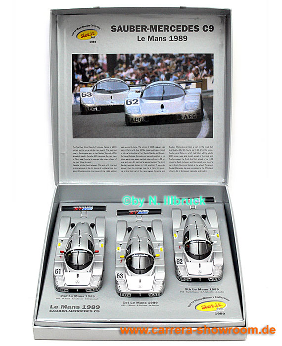 SICW05 Slot.it Mercedes Sauber C9 Le Mans 1989 - Le Mans winners collection